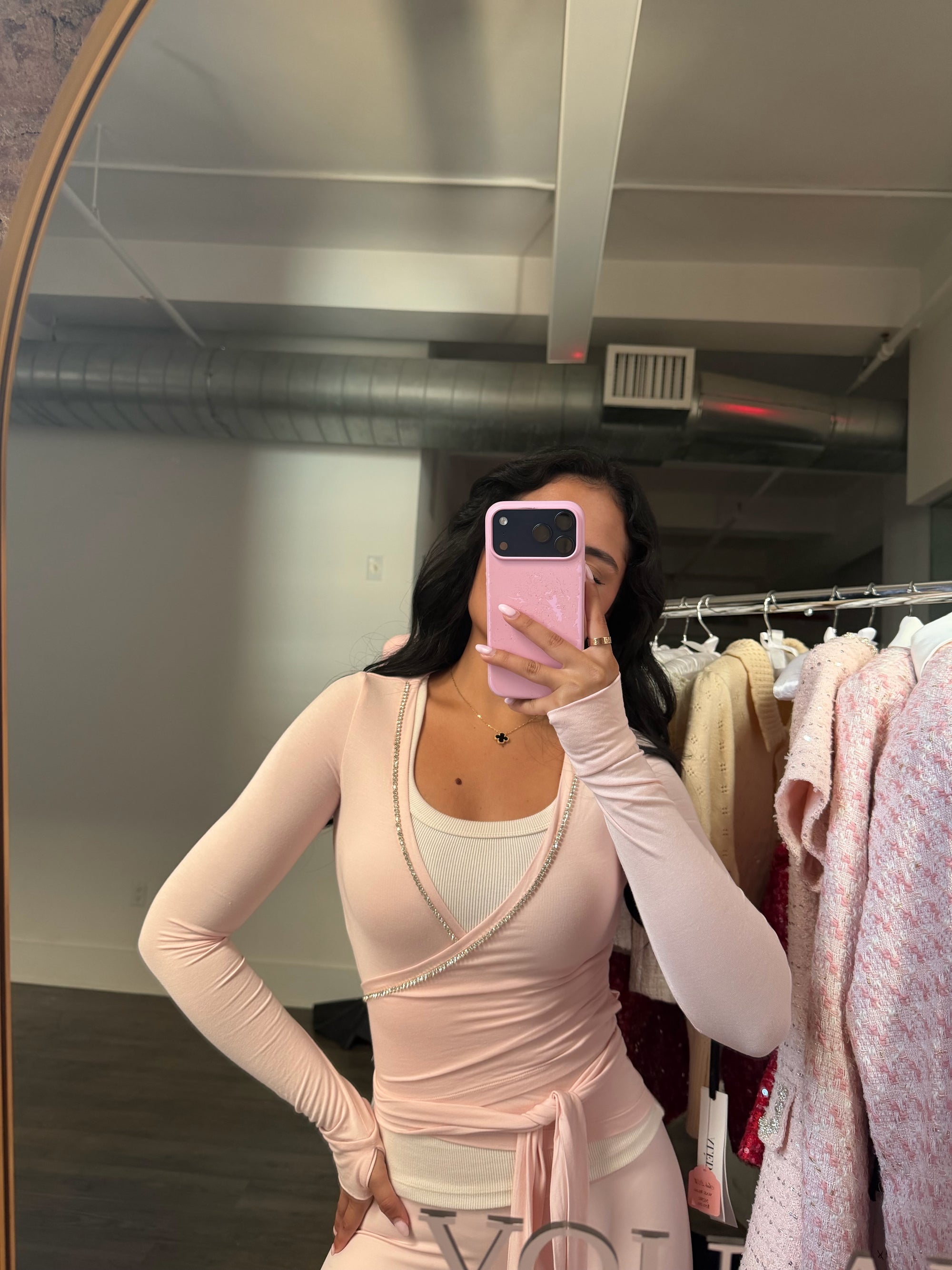 Maria wrap top