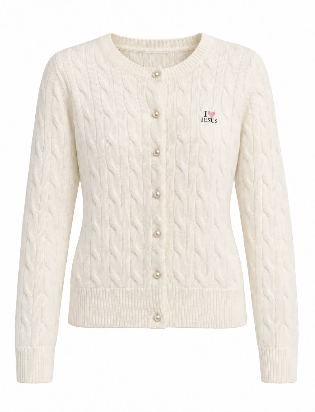 I ♥ Jesus 100% Cotton Sweater by ALÈDI