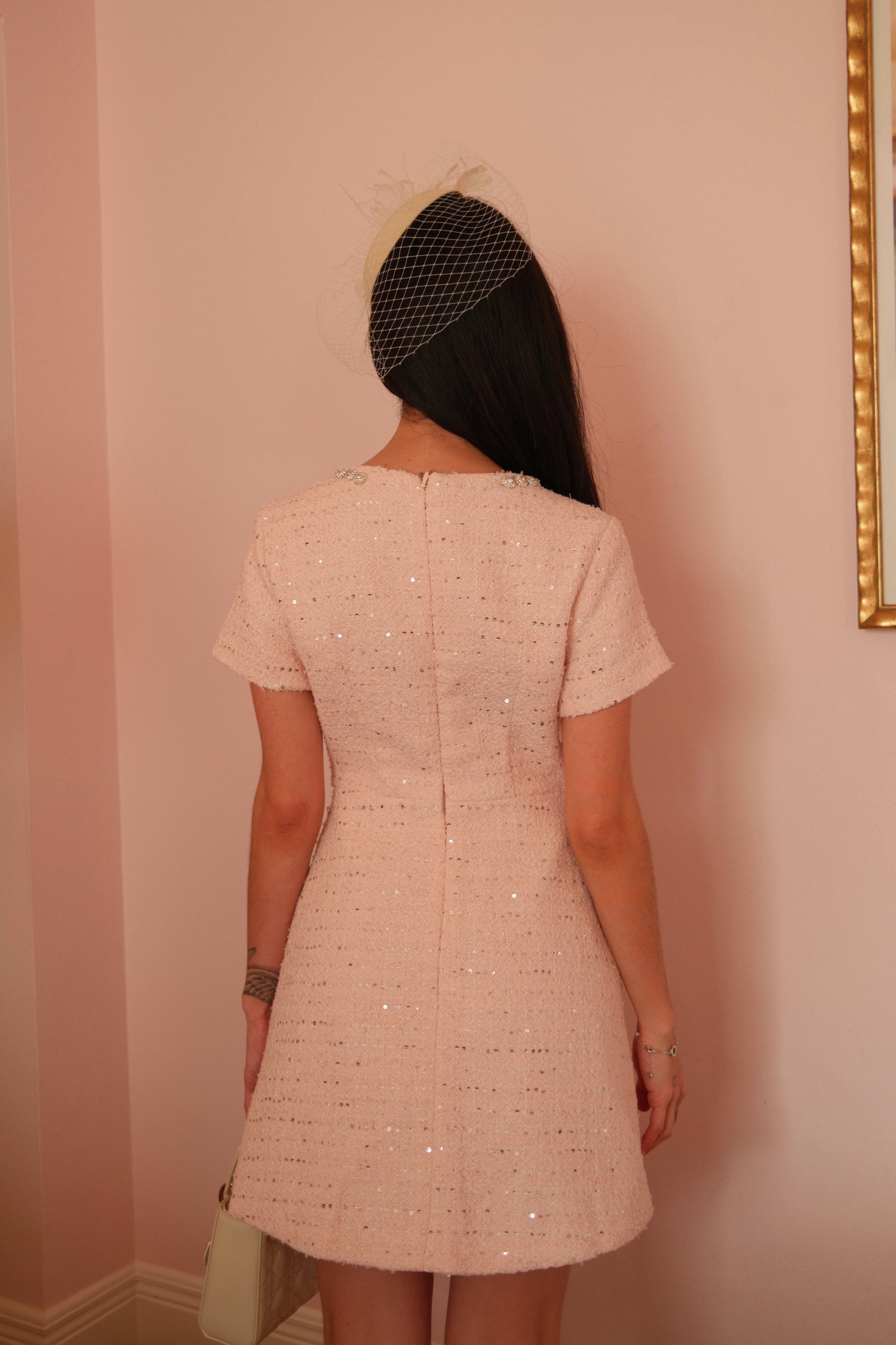 MARTHA TWEED MINI DRESS